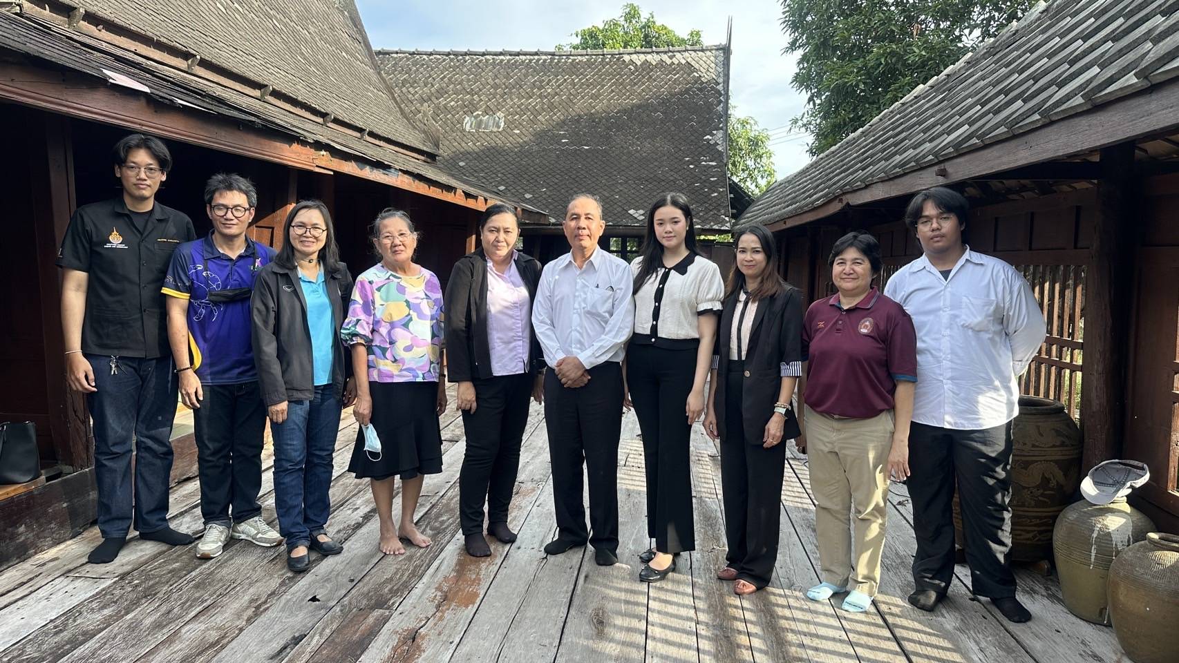 การประชุมขับเคลื่อนการอนุรักษ์และส่งเสริมการท่องเที่ยวเชิงวัฒนธรรม ณ เรือนปู่เรียน จังหวัดฉะเชิงเทรา