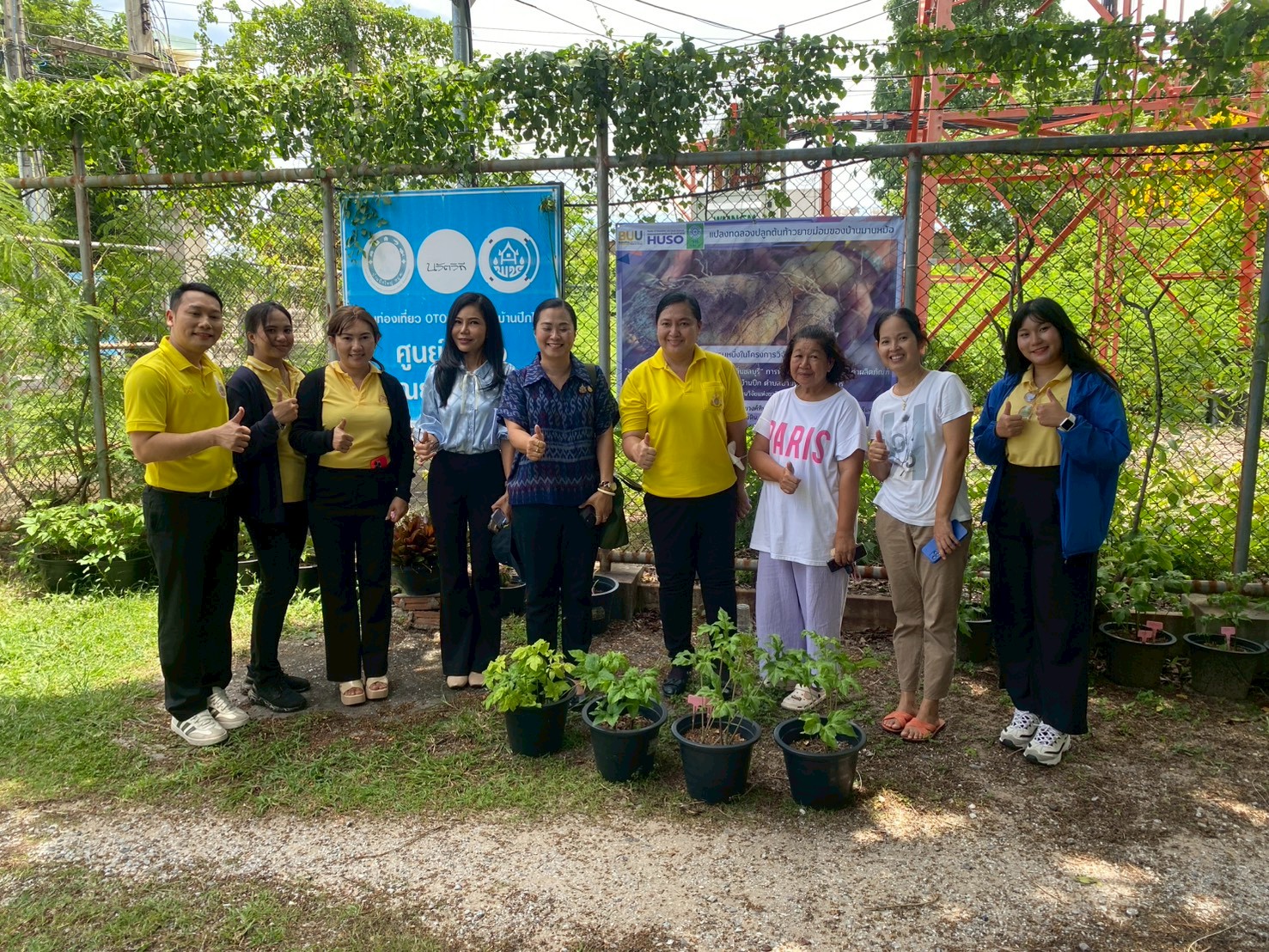 ลงพื้นที่ชุมชนแหล่งปลูกท้าวยายม่อม ในจังหวัดชลบุรี